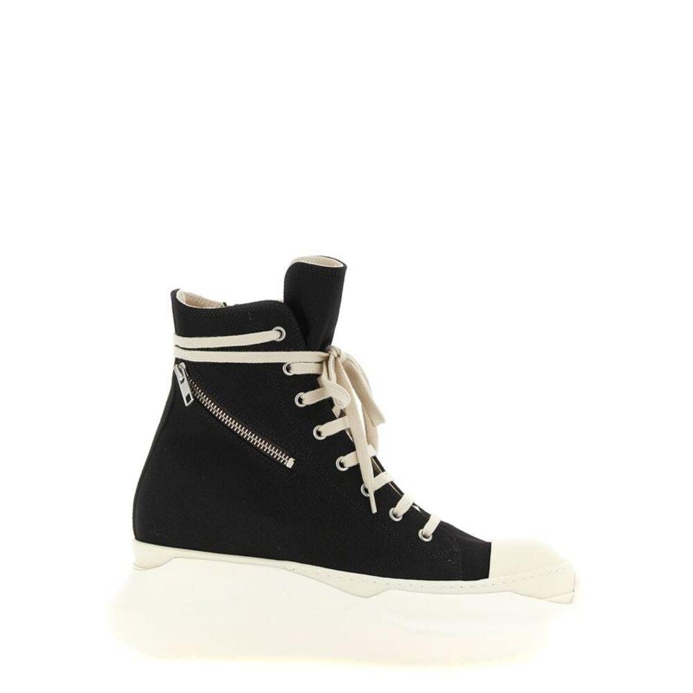 DRKSHDW Black Cotton Athletic Men's Sneakers